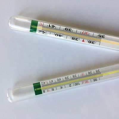 Termometri in vetro CE approvati Alta precisione 41°C 0,1°C e -0,15°C impermeabile